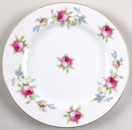 Dresden Rose Salad Plate