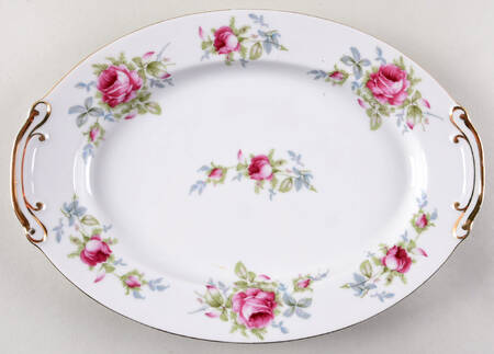 Dresden Rose 12" Oval Serving Platter