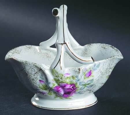 Dresden Rose Small Basket