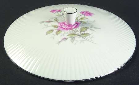 Lyric Rose Lid for Round Vegetable