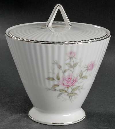 Lyric Rose Sugar Bowl & Lid