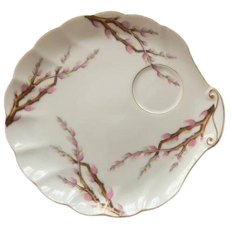Pussy Willow Snack Plate & Cup Set