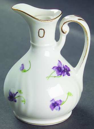 Sweet Violets Oil Cruet No Stopper