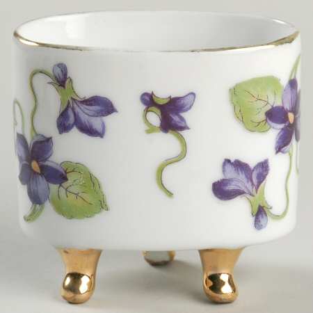 Sweet Violets Toothpick Holder