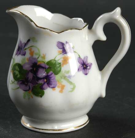 Sweet Violets Individual Creamer