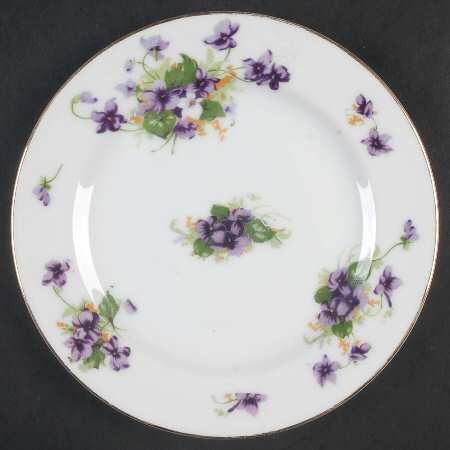 Sweet Violets Bread & Butter Plate