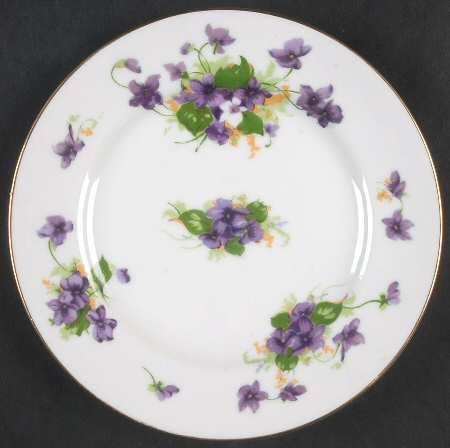 Sweet Violets Bread & Butter Plate