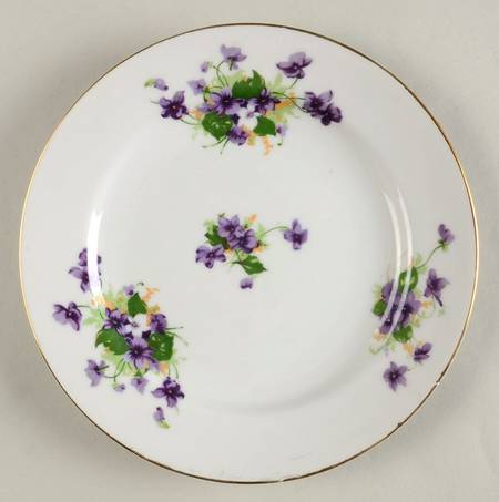 Sweet Violets Salad Plate