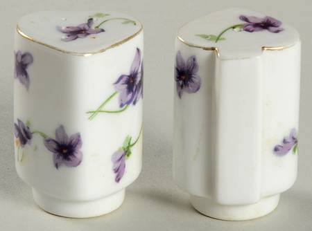 Sweet Violets Salt & Pepper Set