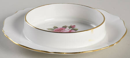 Carleton Rose Round Butter No Lid