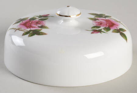 Carleton Rose Lid for Round Butter