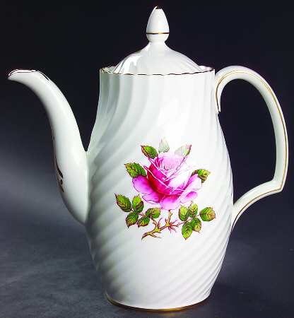 Carleton Rose Mini Coffee Pot & Lid