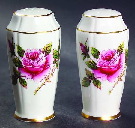 Carleton Rose Salt & Pepper Set
