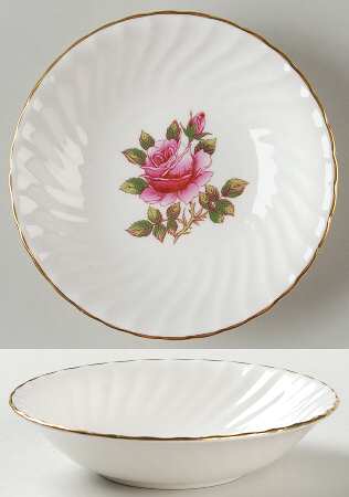 Carleton Rose Fruit/Dessert (Sauce) Bowl