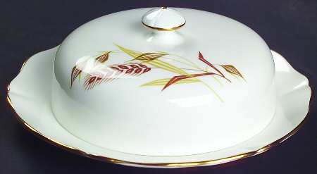 Golden Horizon Round Covered Butter