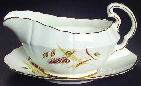 Golden Horizon Gravy Boat & Underplate