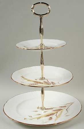 Golden Horizon 3-Tiered Serving Tray (DP, SP, BB)