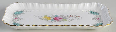 Lowestoft Tray for Mini Creamer & Open Sugar
