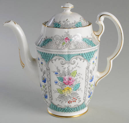 Lowestoft Coffee Pot & Lid