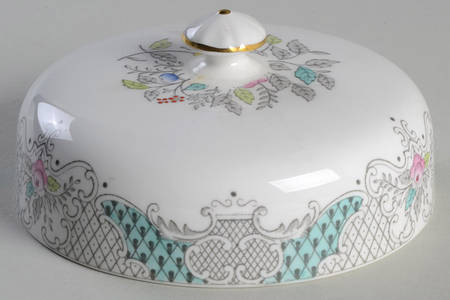 Lowestoft Lid for Round Butter