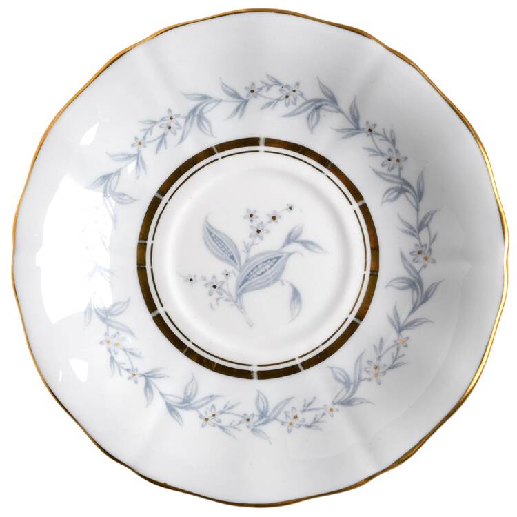 Morning Mist (Scalloped) Saucer