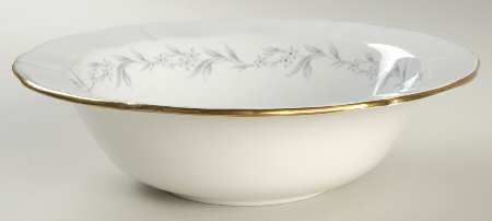 Morning Mist (Scalloped) 9" Round Vegetable Bowl