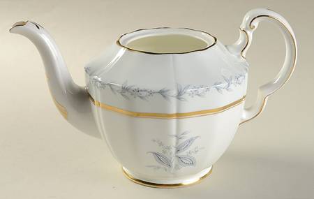Morning Mist (Scalloped) Teapot No Lid