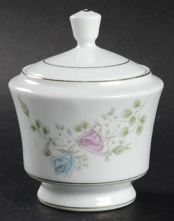Cambridge Rose Sugar Bowl & Lid