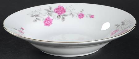 Victorian Rose Rim Coupe Cereal Bowl