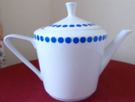 Polka Dot Teapot & Lid
