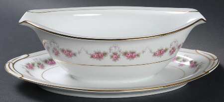 1313 Gravy Boat with Attached Underplate