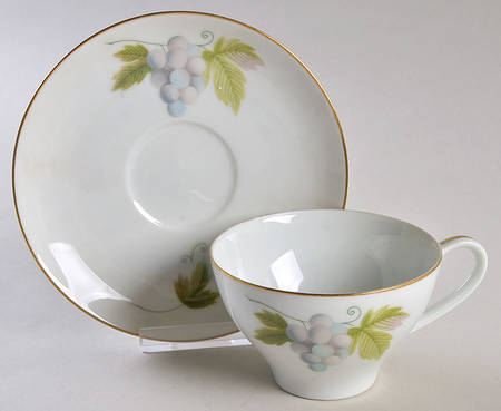Marcelle Flat Cup & Saucer Set