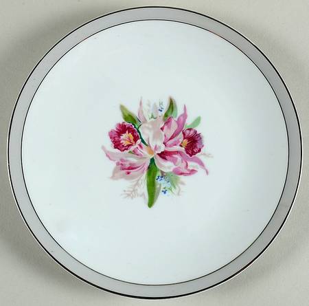Orchid Salad Plate
