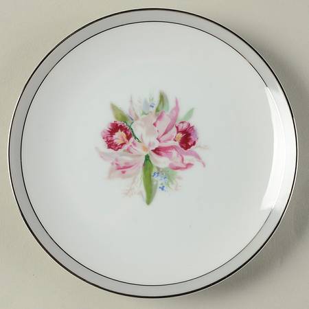 Orchid Bread & Butter Plate