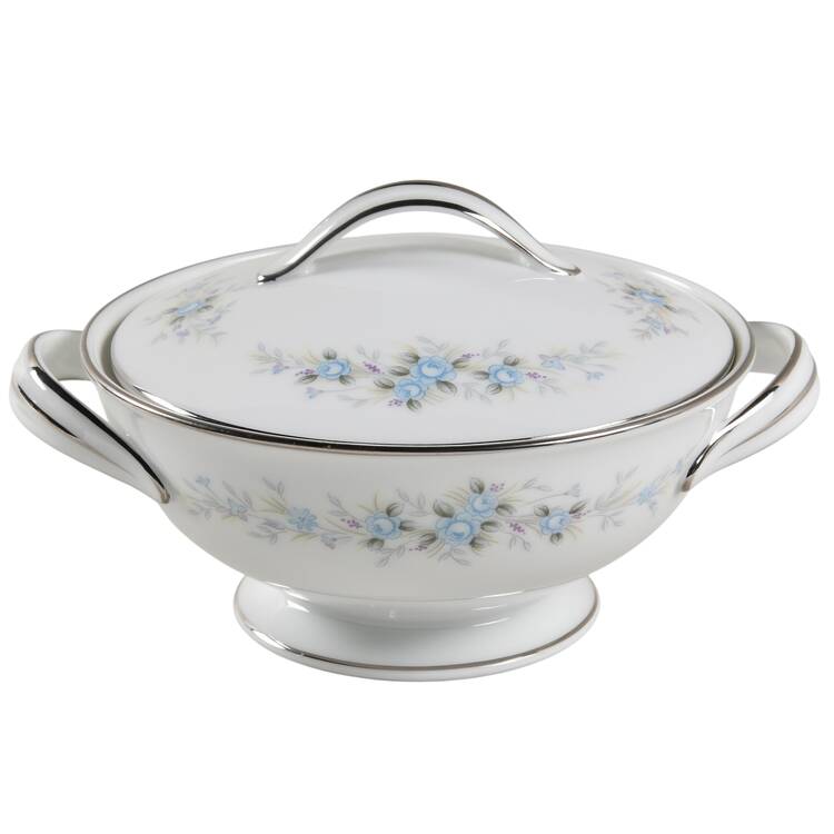 Romaine Sugar Bowl & Lid