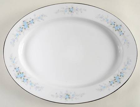Romaine 13" Oval Serving Platter
