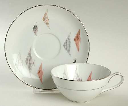 Tropica Flat Cup & Saucer Set