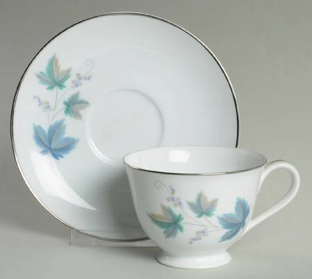 Vintage Footed Cup & Saucer Set
