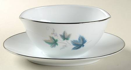 Vintage Gravy Boat with Attached Underplate