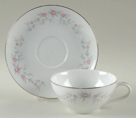 Patroon Flat Cup & Saucer Set
