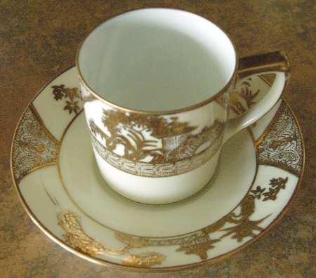 46754 Flat Demitasse Cup & Saucer Set