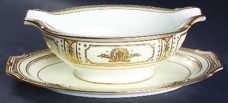 Wembley Gravy Boat with Attached Underplate