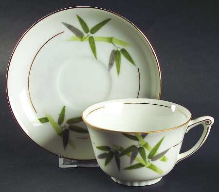 NAR28 Footed Cup & Saucer Set by Narumi