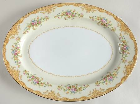 N916 16" Oval Serving Platter