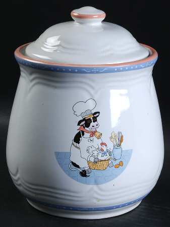 Kitchen Kow Medium Canister & Lid