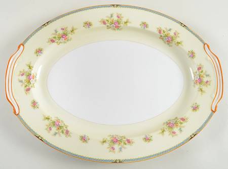 N928 16" Oval Serving Platter