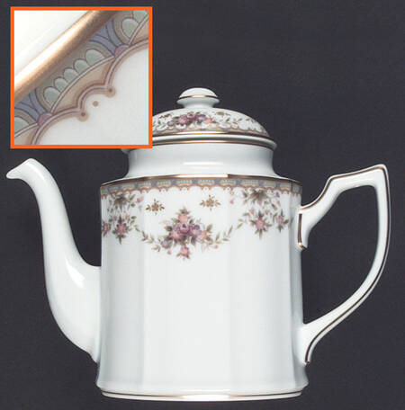 Rose Palace Teapot & Lid