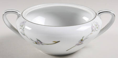 Verna (Platinum Trim) Sugar Bowl No Lid