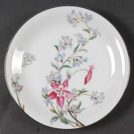Verna (Platinum Trim) Bread & Butter Plate
