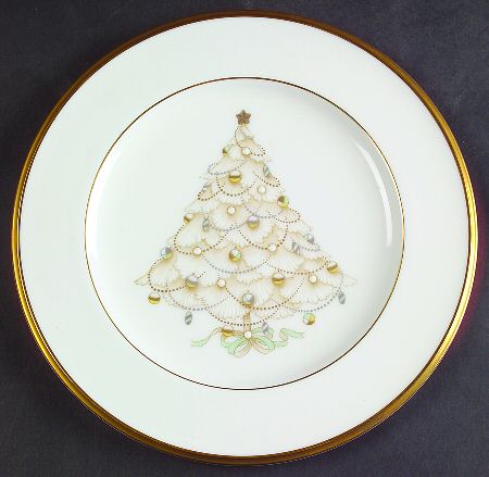 Palace Christmas Gold Holiday Salad Plate